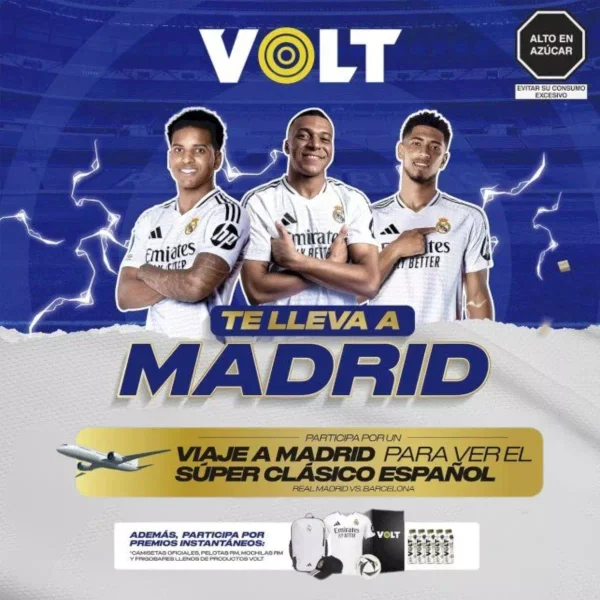 Promoción Sorteo Volt te Lleva a Madrid