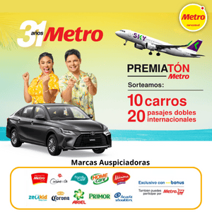 Sorteo Premiatón Aniversario Metro