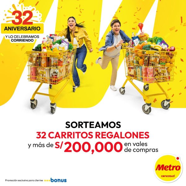 Promoción sorteo Metro Carrito Regalón 2024