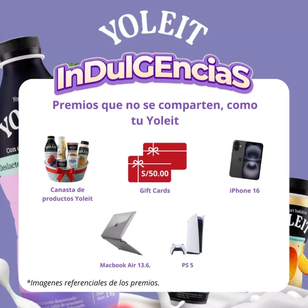 Promoción Sorteo Indulgencias Yoleit 2025