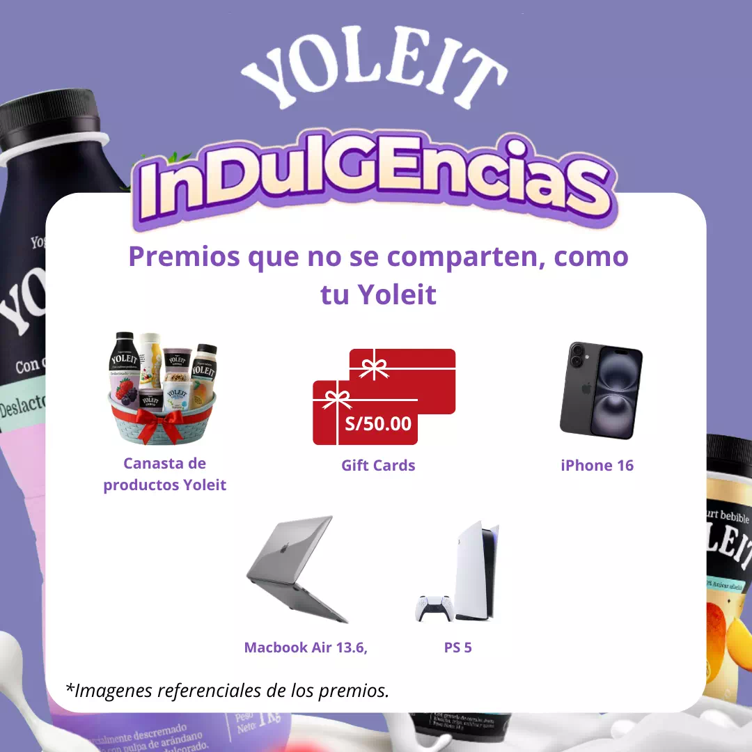 Promoción Sorteo Indulgencias Yoleit 2025
