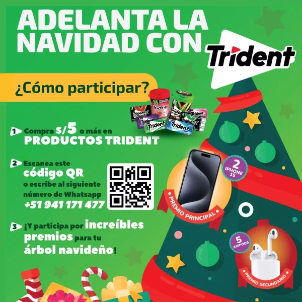 Promoción Sorteo Adelanta la Navidad con Trident