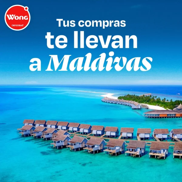 Promoción “Sorteo Aniversario Wong 2 paquetes dobles a Maldivas y 5 Vespas”