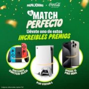 Promoción Sorteo Papa Johns Match Perfecto