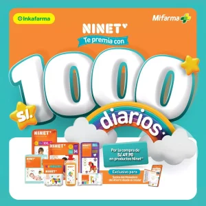 Promoción Sorteo Ninet Premia con S/ 1,000 Diarios