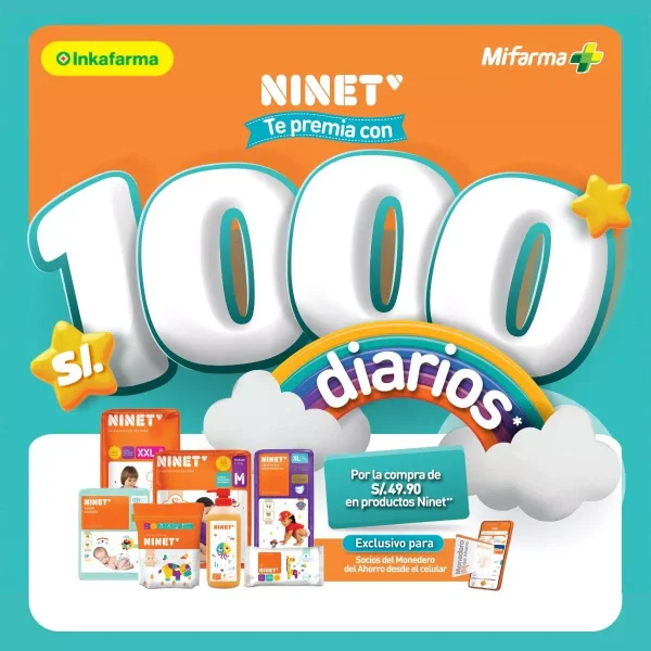 Promoción Sorteo Ninet Premia con S/ 1,000 Diarios