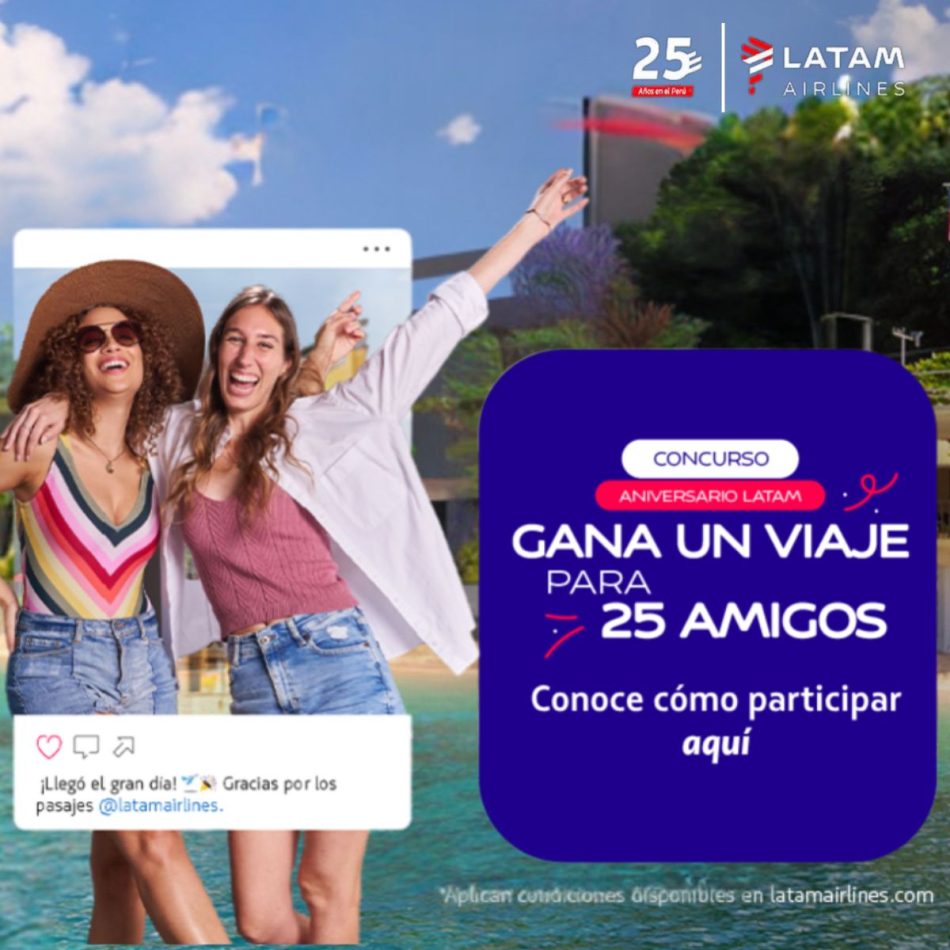 Promoción Concurso Aniversario LATAM Airlines Perú