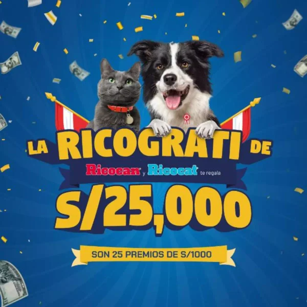 Promoción Sorteo Ricocat y Ricocan "Ricograti" 2025