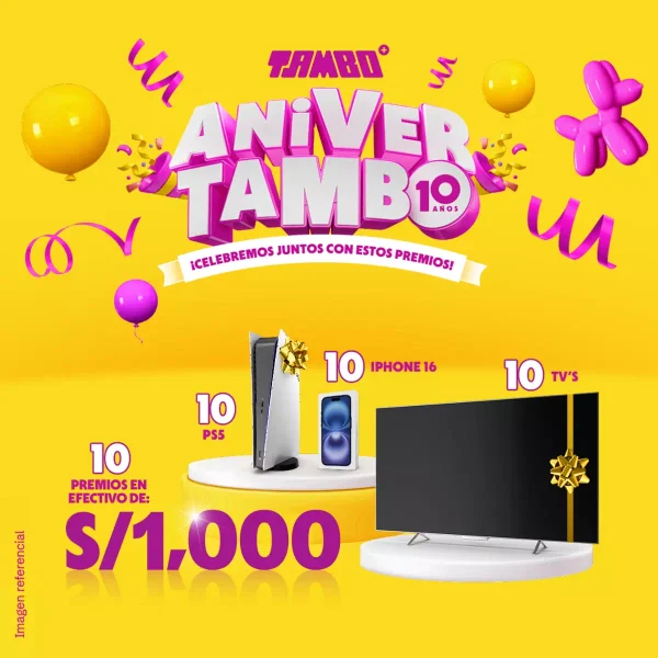 Promo Sorteo "Aniversario Tambo" 2025