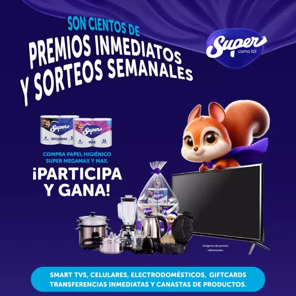 Promoción La Super Promo de Papel Higiénico Super