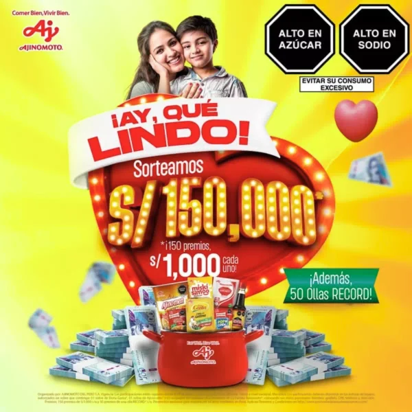 Promoción “Sorteo Día de la Madre Ajinomoto”