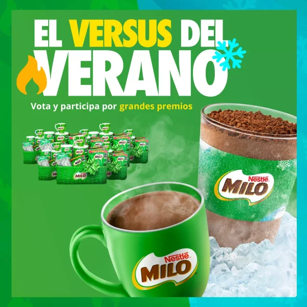 Promoción Sorteo “El versus de verano Milo frío vs Milo caliente”