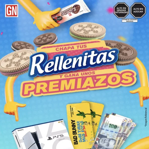 Promoción Sorteo Galletas Rellenitas 2025