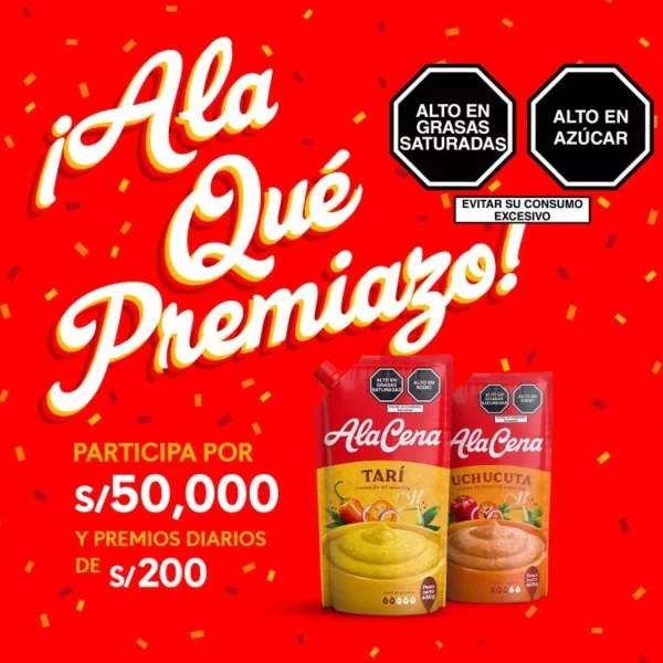 Promoción Sorteo AlaCena Picante 2025