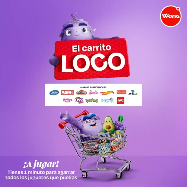 Promoción Sorteo Wong “Carrito Loco” 2025